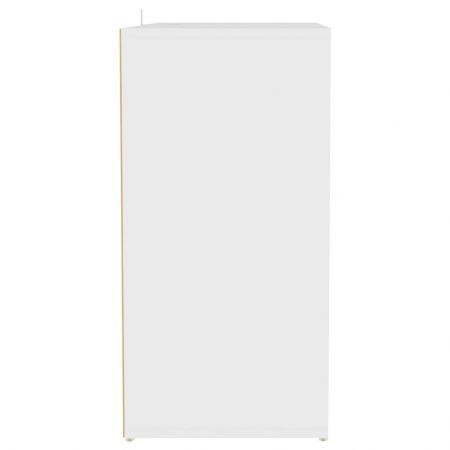 Shoe Cabinet White 60x35x70 cm Engineered Wood