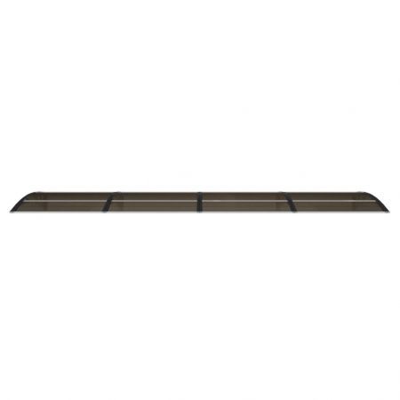 Door Canopy Black 400x100 cm Polycarbonate