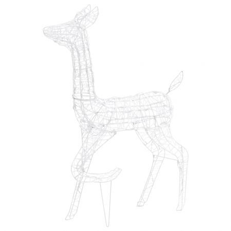 Acrylic Reindeer Family Christmas Decoration 160 LED Warm White