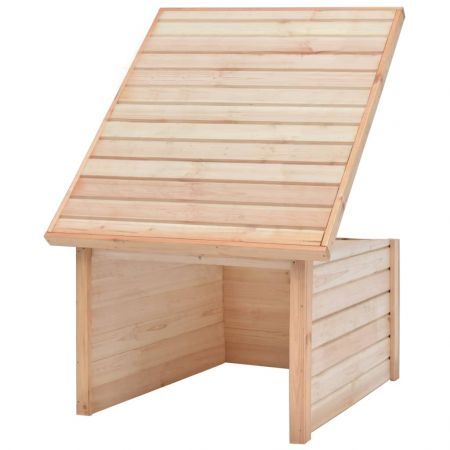 Lawn Mower Garage 92x104x59.5 cm Solid Pine Wood 19 mm