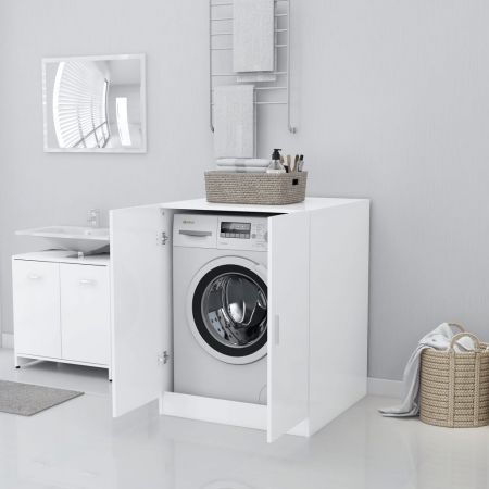 Washing Machine Cabinet White 71x71.5x91.5 cm