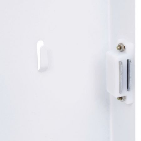 Key Box with Magnetic Board White 30x20x5.5 cm