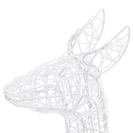 Acrylic Reindeer Family Christmas Decoration 300 LED Cold White