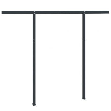 Awning Post Set Anthracite 300x245 cm Iron