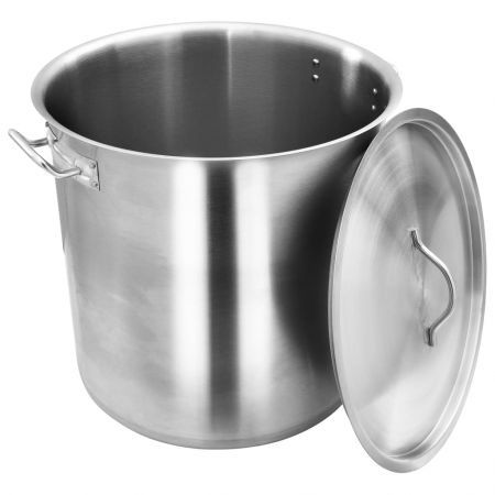 Stock Pot 98 L 50x50 cm Stainless Steel