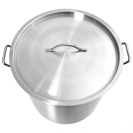 Stock Pot 98 L 50x50 cm Stainless Steel