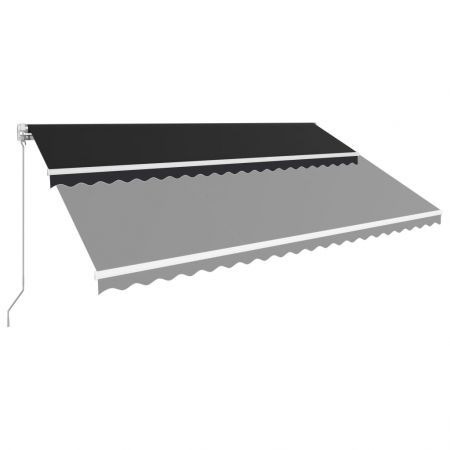 Manual Retractable Awning 500x300 cm Anthracite