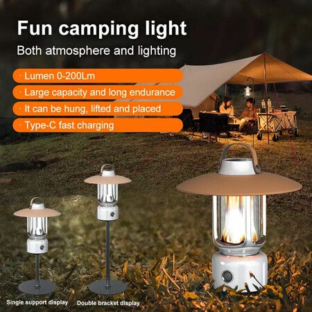 Outdoor Portable Light Camp Adventuridge Rechargeable Terrace Garden LED Camping Lantern Camping Lamp For Table Tent