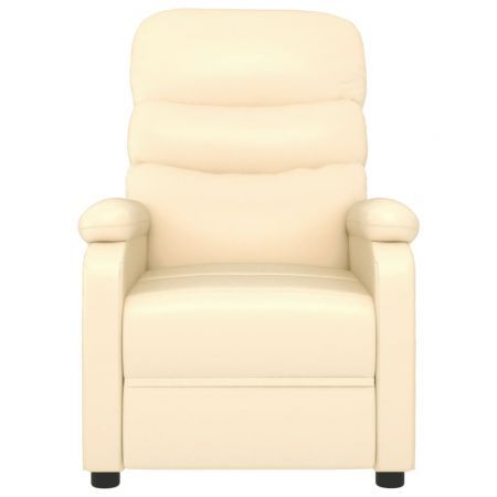 Massage Chair Cream Faux Leather