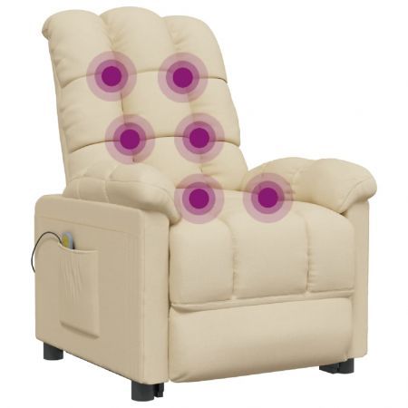 Massage Chair Cream Fabric