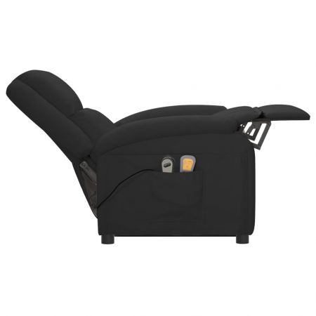 Stand up Massage Chair Black Faux Leather