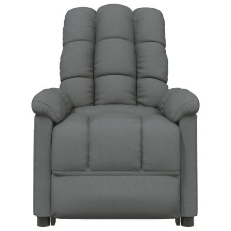 Massage Chair Dark Grey Fabric