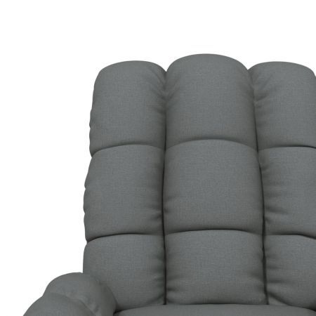 Massage Chair Dark Grey Fabric