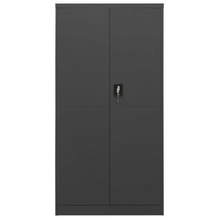 Locker Cabinet Anthracite 90x40x180 cm Steel