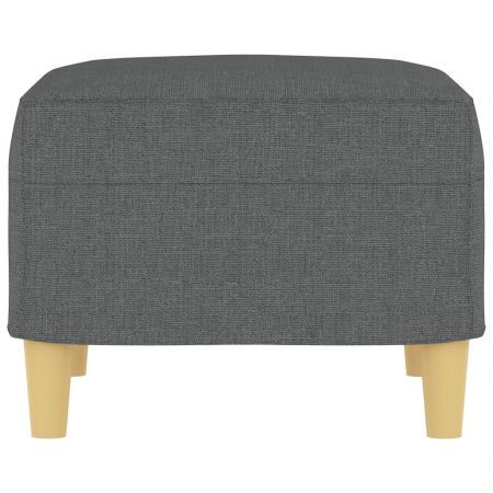 Footstool Dark Grey 60x50x41 cm Fabric