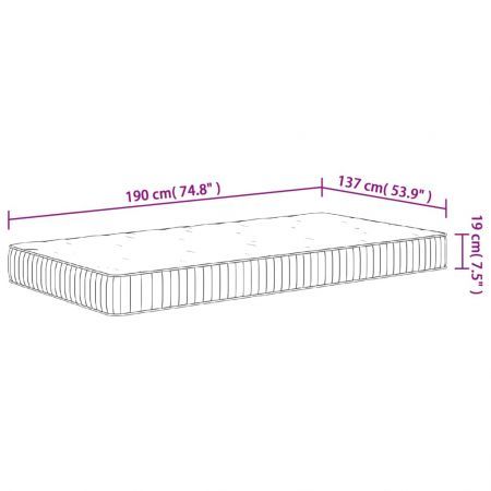 Pocket Spring Mattress Medium 137x190 cm