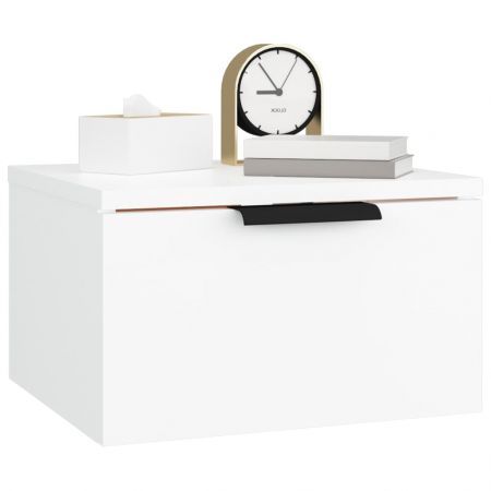 Wall-mounted Bedside Cabinets 2 pcs White 34x30x20 cm