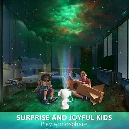 Music Star Projector Galaxy Projector, Astronaut Space Projector 9 Models with Timer and Remote Control LED Starry Nebula Ceiling Lamp Home Decor