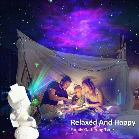 Music Star Projector Galaxy Projector, Astronaut Space Projector 9 Models with Timer and Remote Control LED Starry Nebula Ceiling Lamp Home Decor