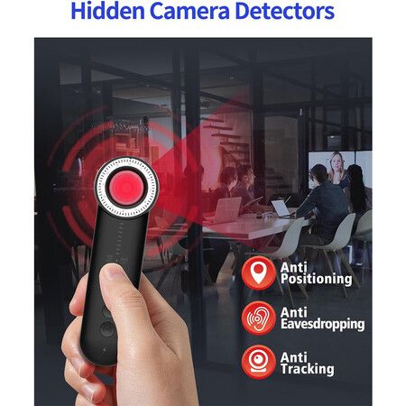 Hidden Camera Detectors, RF Detector GPS Tracker Detector Hidden Devices for Office, Hotels, Bathroom