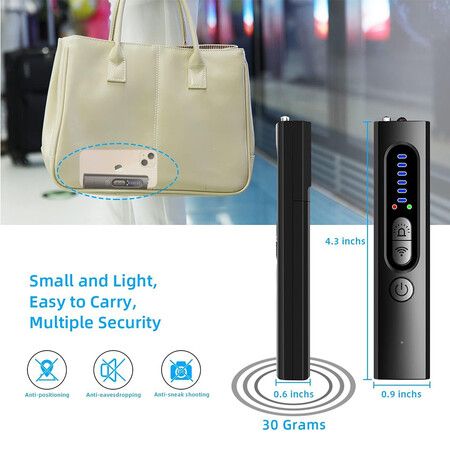 Hidden Camera Detector, Anti Spy Detector, Bug Detector Electronic Sweeper