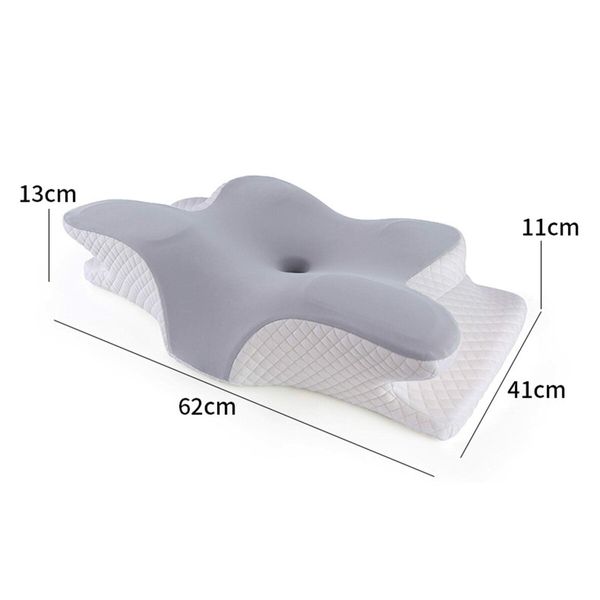 Cervical Memory Foam Pillow Sleeping Relief Adjustable Ergonomic Cooling Side Support for Relief