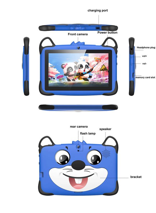 7 inch 1GRAM 8G  children's tablet  kids android  learn educational