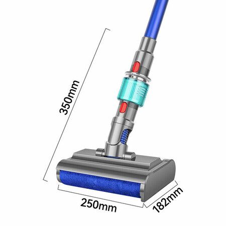 Electric Wet Dry Mopping Head Soft Brush Compatible With Dyson V7 V8 V10 V11 V15 Floor Scrubber With WaterTank