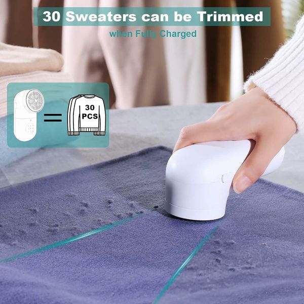 Fabric Shaver, Electric Lint Remover, USB Rechargeable Sweater Shaver for Clothes, Furniture