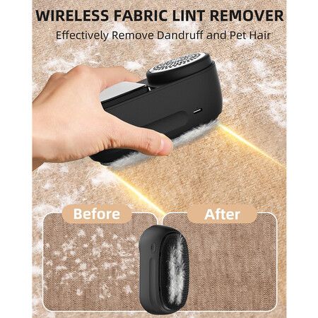 Fabric Shaver and Lint Remover, 2600mAh Shaver and Lint Brush 2 in 1 for Clothes, Sweater, Couch, Blanket