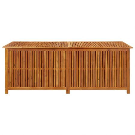 Garden Storage Box 200x80x75 cm Solid Wood Acacia