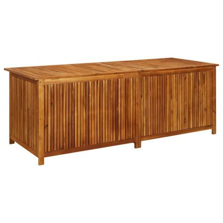 Garden Storage Box 200x80x75 cm Solid Wood Acacia