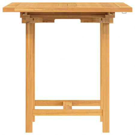 Extending Garden Table 110-160x80x75cm Solid Wood Teak