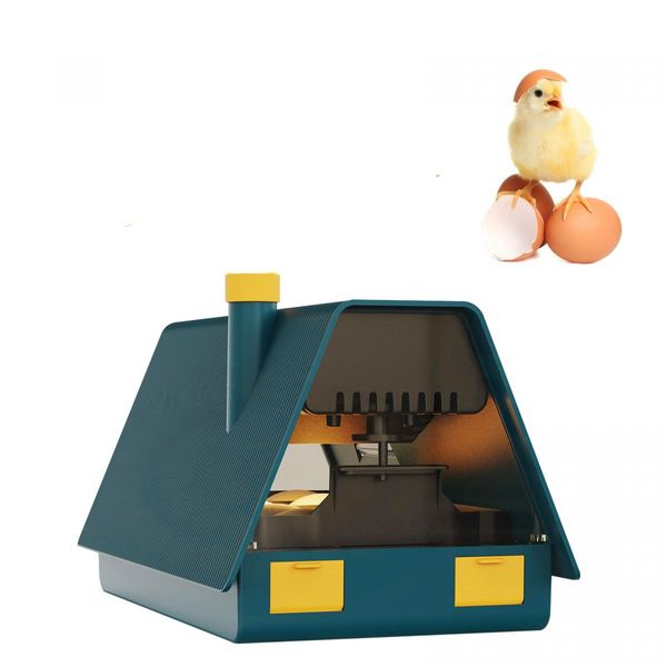 10 Eggs Incubator Chicken Hatcher Turning for Quail Duck Poultry Bird Hatching Automatic Humidity Control Candler