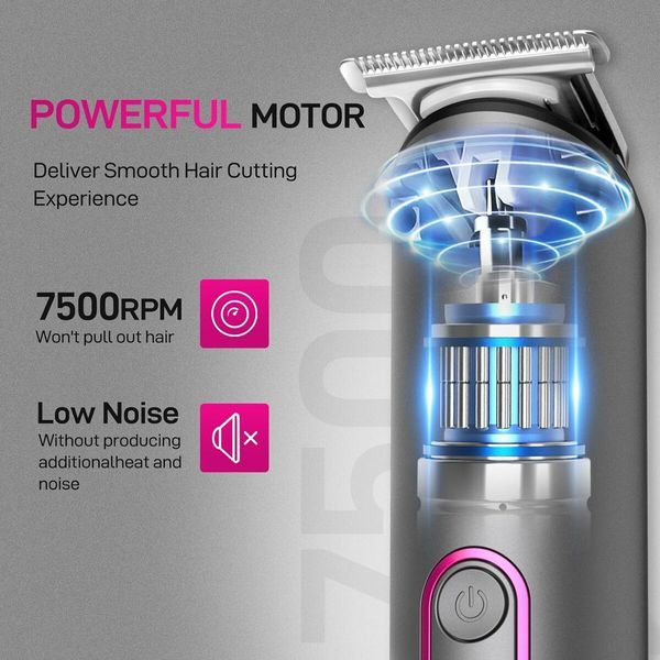 (Gray)Hair Trimmer for Women,Waterproof Bikini Trimmer for Wet & Dry Use,Rechargeable Hair Trimmer,Electric Razor&Shaver with Standing Recharge Dock