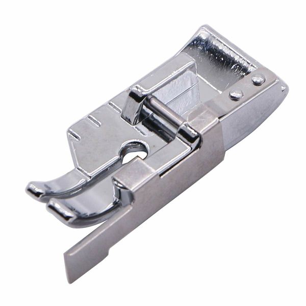 1/4" (Quarter Inch) Quilting Patchwork Sewing Machine Presser Foot with Edge Guide for All Low Shank Snap-On,White,Simplicity