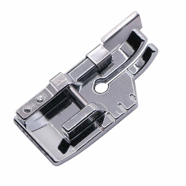 1/4" (Quarter Inch) Quilting Patchwork Sewing Machine Presser Foot with Edge Guide for All Low Shank Snap-On,White,Simplicity