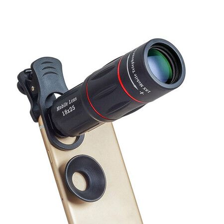 18X25 Monocular Telescope, Monocular Telescope Smartphone Suitable for Watching Sports, Fishing, Bird Watching