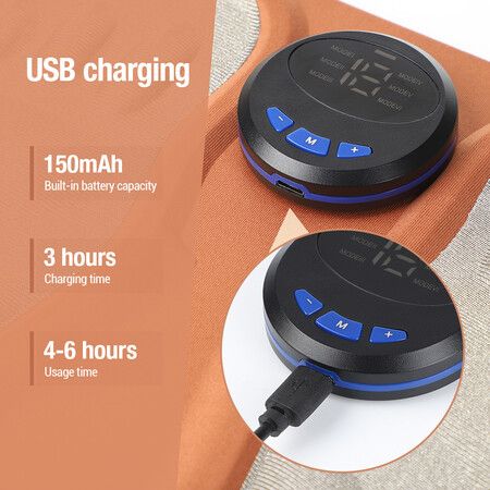 3D EMS Foot Massager Pad Calf Foot Automatic Mat Relaxes Muscles USB Charging