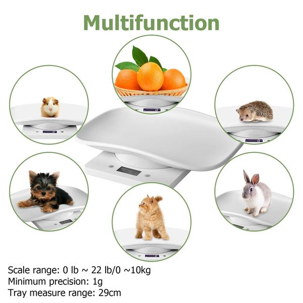 Digital Small Animals Scales,Puppy Whelping Scale Weigh Your Kitten,Rabbit with High Precision,Multifunction Electronic Scales