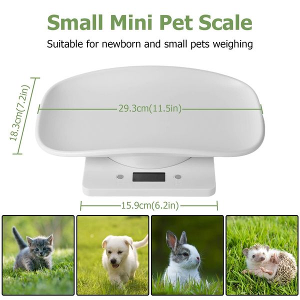 Digital Small Animals Scales,Puppy Whelping Scale Weigh Your Kitten,Rabbit with High Precision,Multifunction Electronic Scales