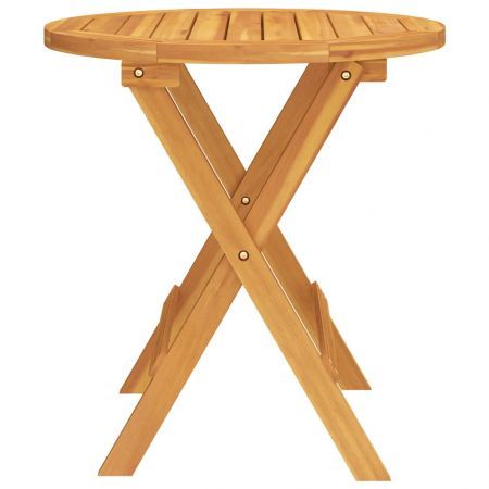 Bistro Table Ø46x47 cm Solid Wood Acacia