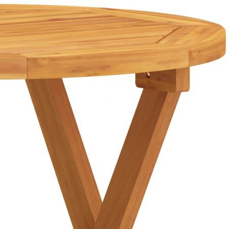 Bistro Table Ø46x47 cm Solid Wood Acacia