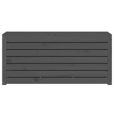 Garden Box Grey 101x50.5x46.5 cm Solid Wood Pine