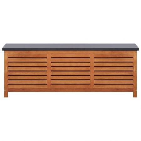 Garden Storage Box 150x50x55 cm Solid Eucalyptus Wood