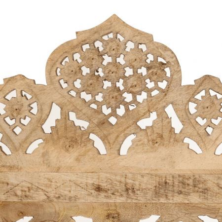 Hand Carved 5-Panel Room Divider 200x165 cm Solid Mango Wood