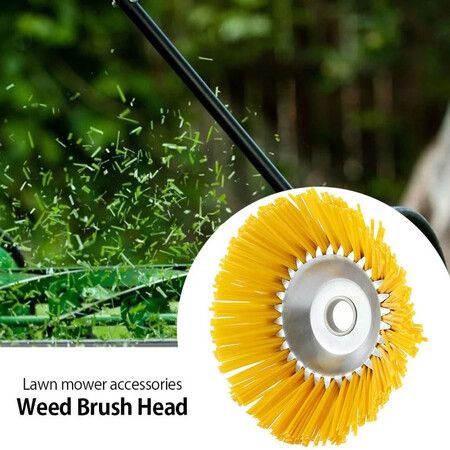 Weed Brush Head Nylon Silk Weed Brush Garden Lawn Mower Nylon Brush