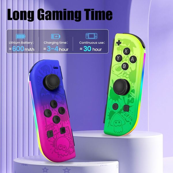 Replacement Controller for Switch Compatible with Switch Lite OLED with Wake-Up Screenshot Feature