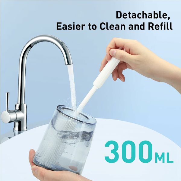 Portable Oral Irrigator Water Dental Flosser Pick for Teeth, 4 Modes Cordless Water Teeth Cleaner Waterproof Oral Irrigator