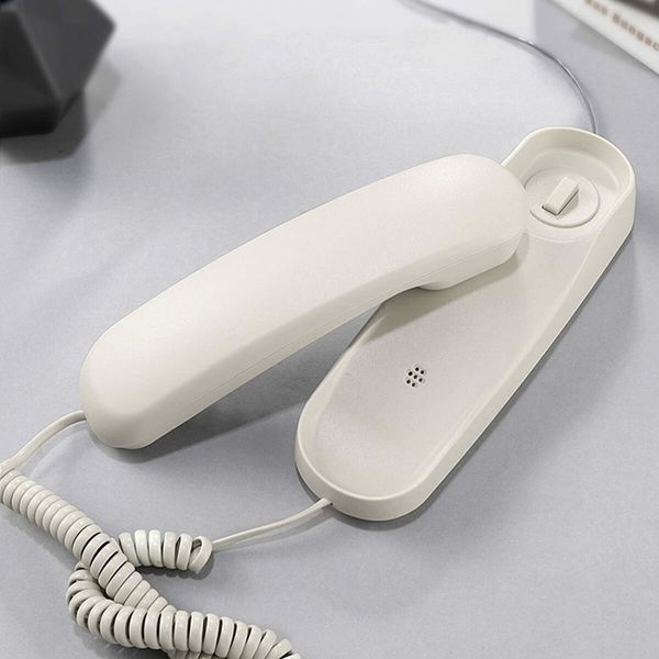 Landline Phone - Durable Corded Phone for The Office,Mini Phone uses HD Sound Chips,Making The Sound Clearer,It is Suitable for Office and Home use,and More (Warm White)